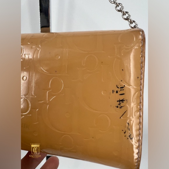 Dior Cannage patent wallet on a chain - Picture 4 of 12